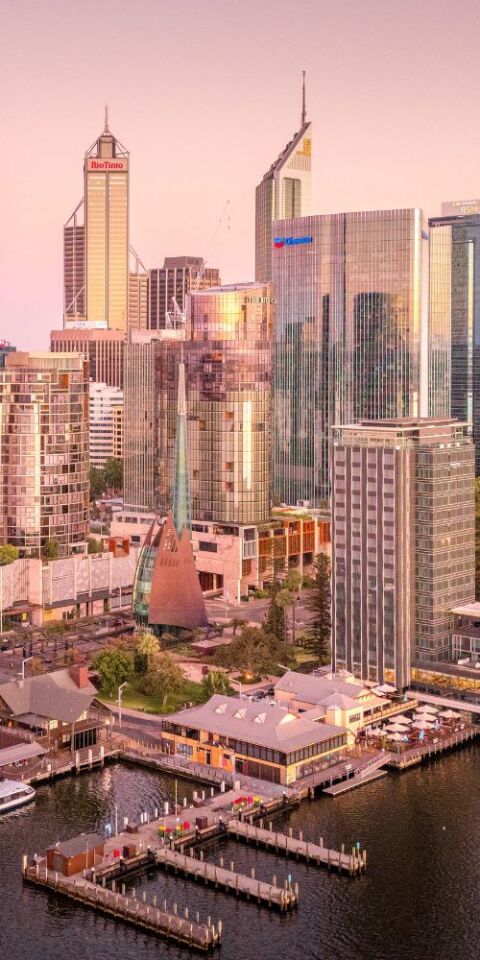 Buildings in Perth (credit to Tourism Australia)