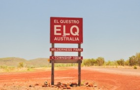 El Questro sign